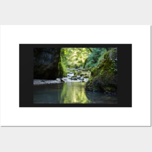 Galbena river and canyon Posters and Art